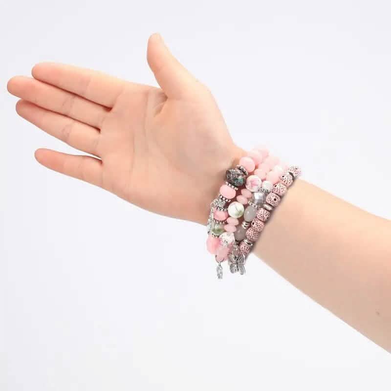 Bracelet Bohème Superposé à Perles