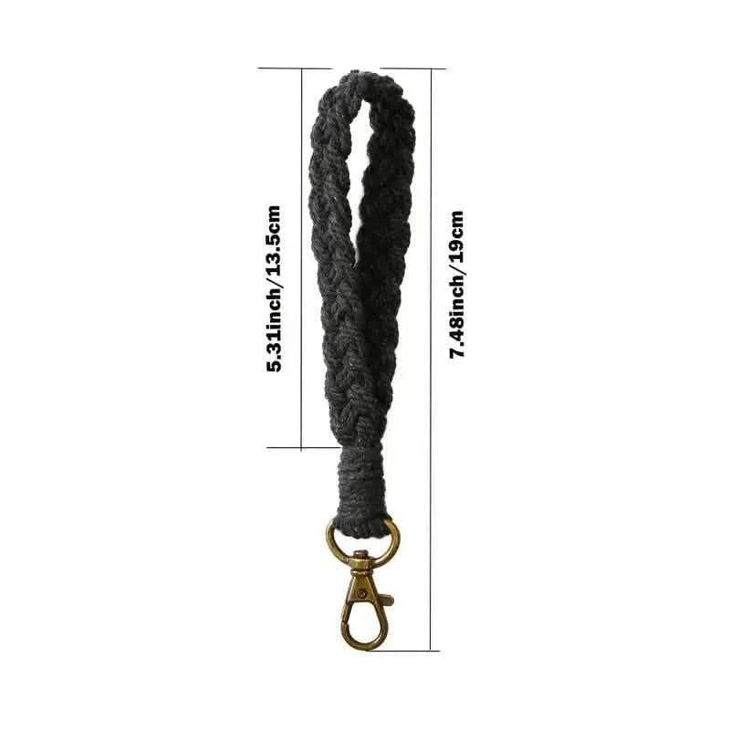 Porte-clés bracelet bohème fait main