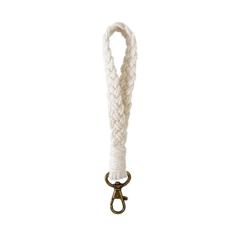 Porte-clés bracelet bohème fait main