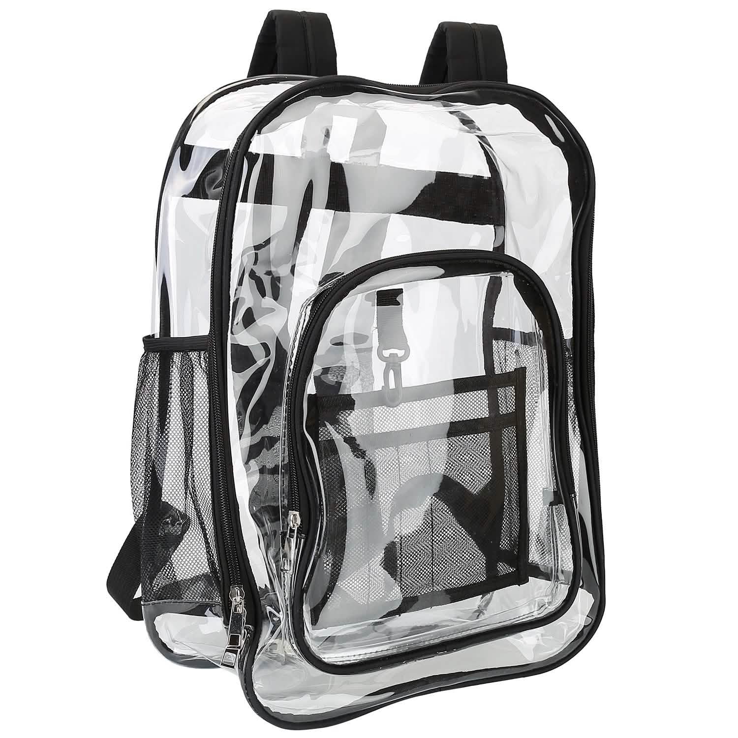 Sac à dos Transparent en PVC Étanche 20L avec Bretelles Renforcées