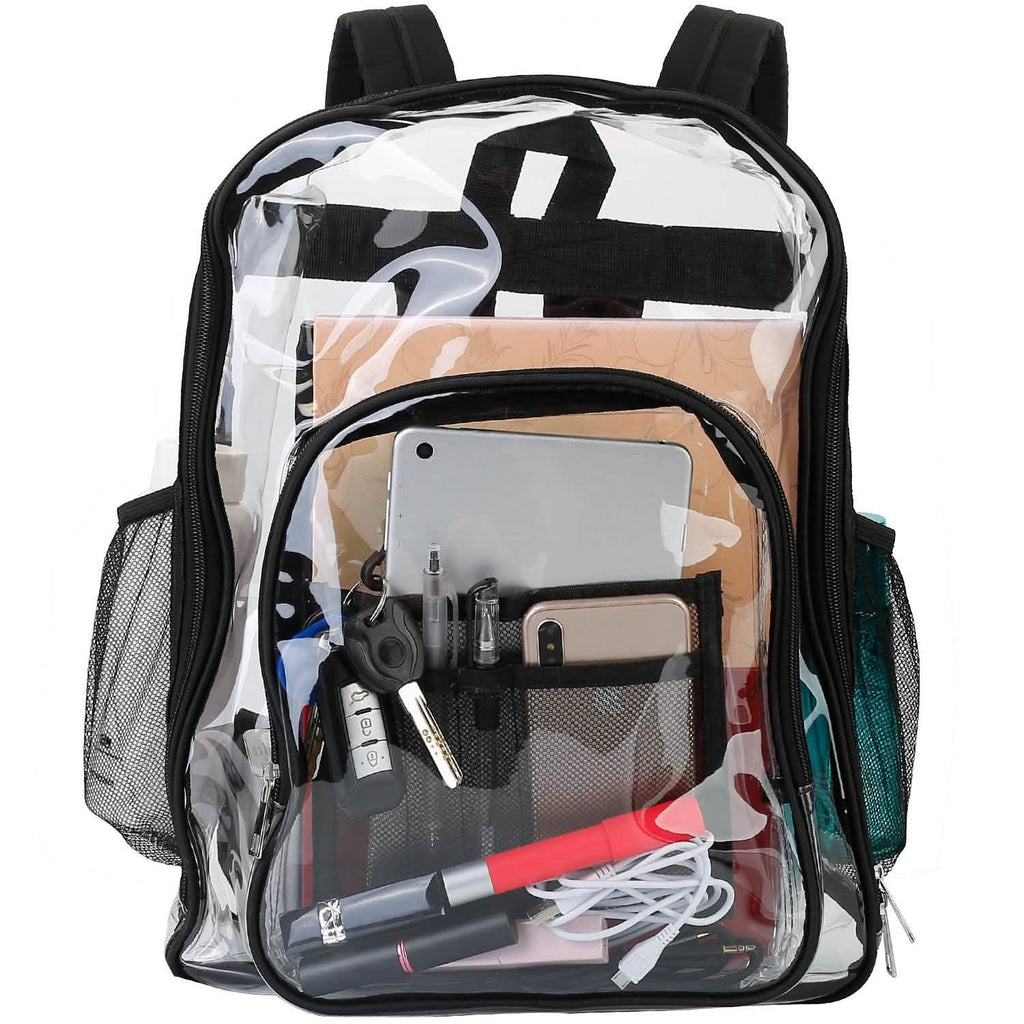 Sac à dos Transparent en PVC Étanche 20L avec Bretelles Renforcées