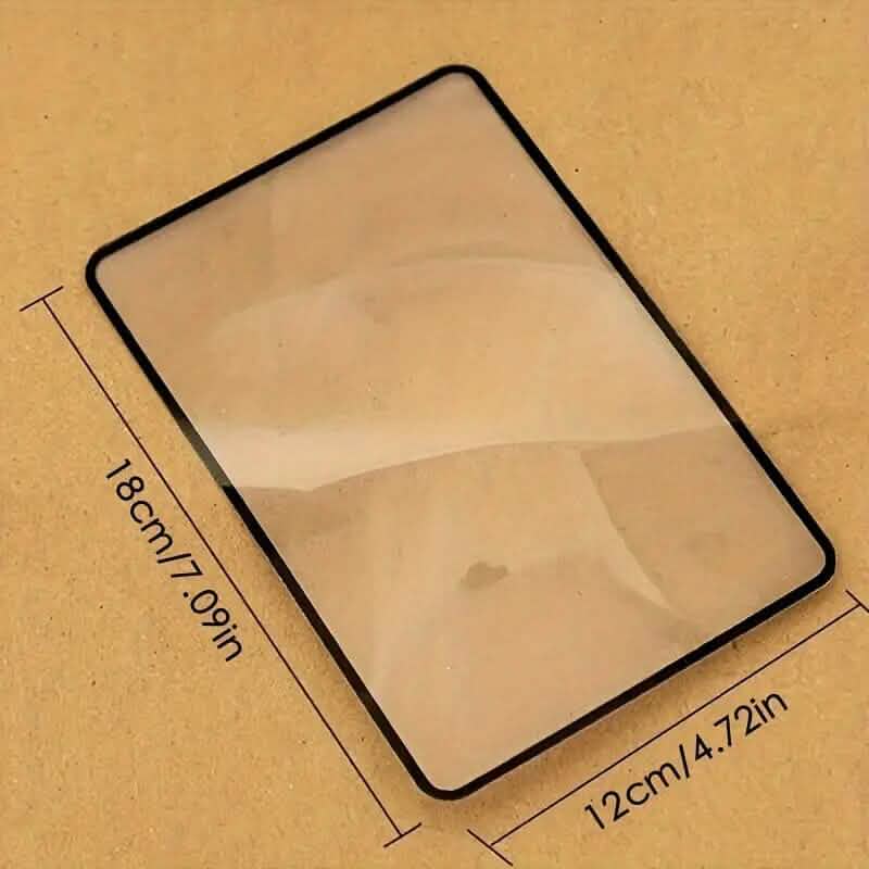 Loupe PVC 180x120mm pour livre