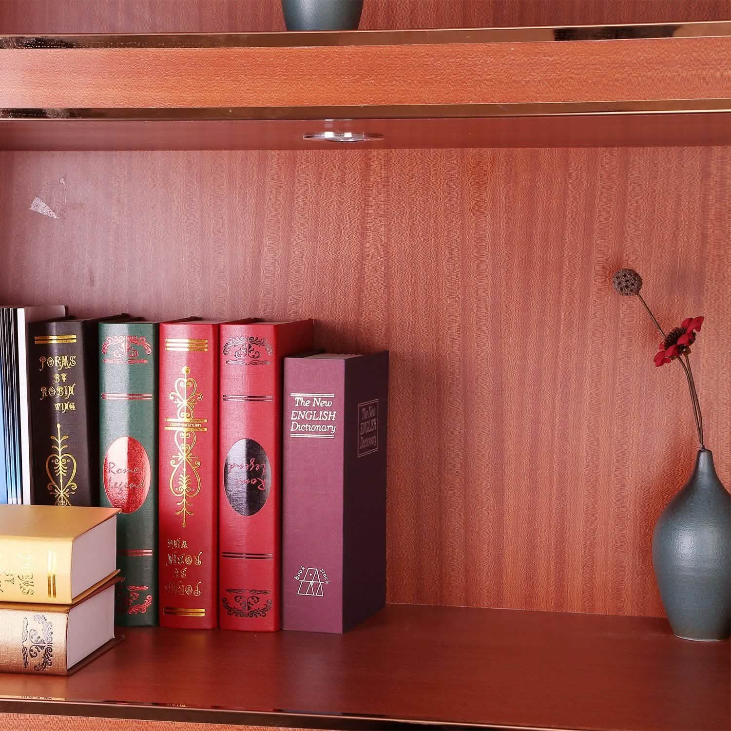 Coffre-fort livre avec boîte de rangement à serrure à combinaison à 3 chiffres
