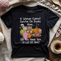 T-shirt "Amoureux des livres et du fil"