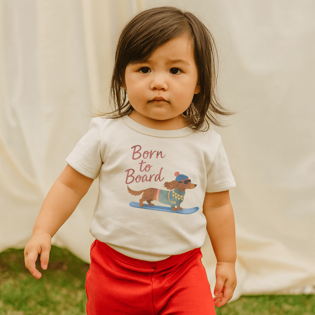 t-shirt graphique | born to board