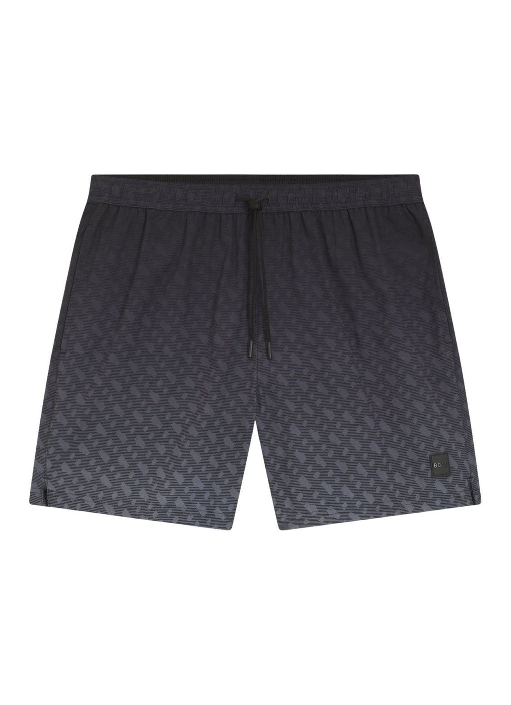 Short imprimé Monogramme Boss Vale - Noir