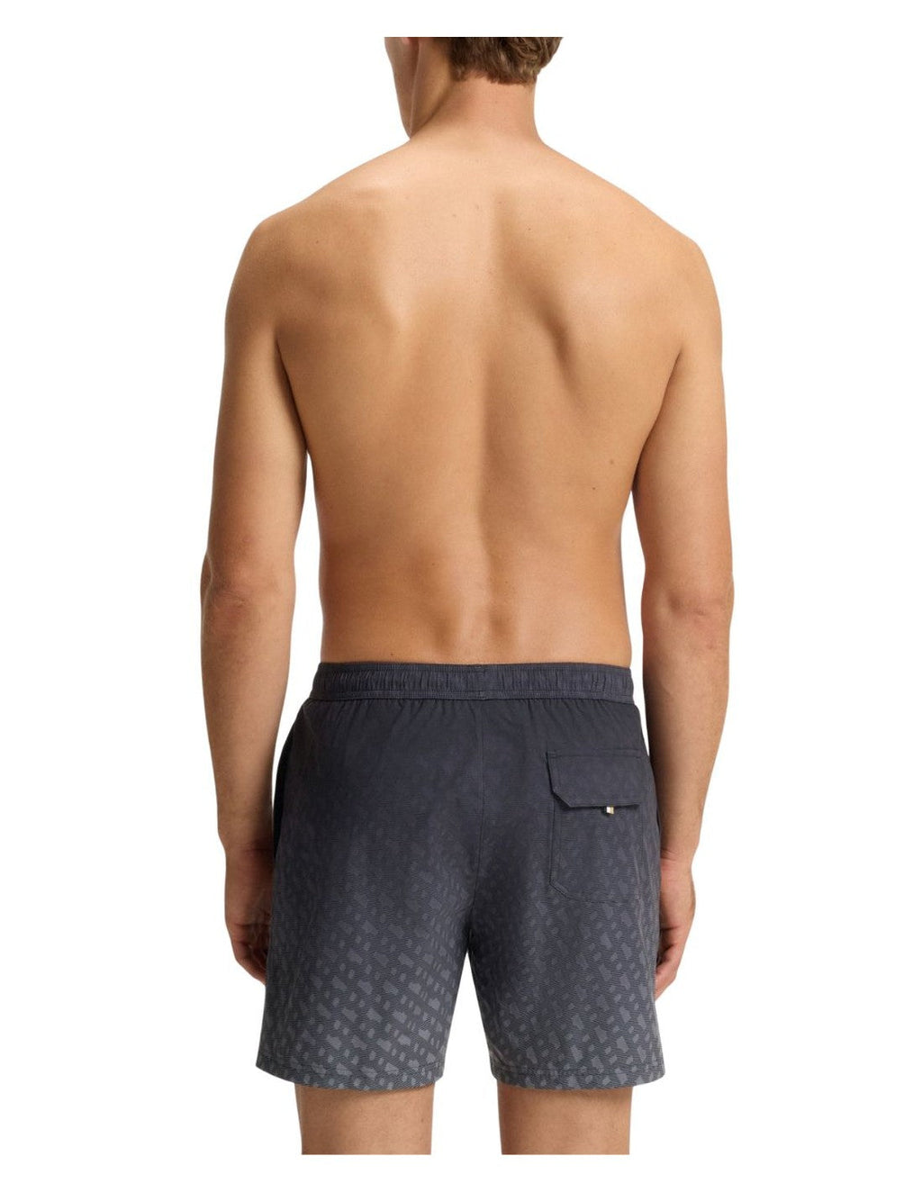 Short imprimé Monogramme Boss Vale - Noir