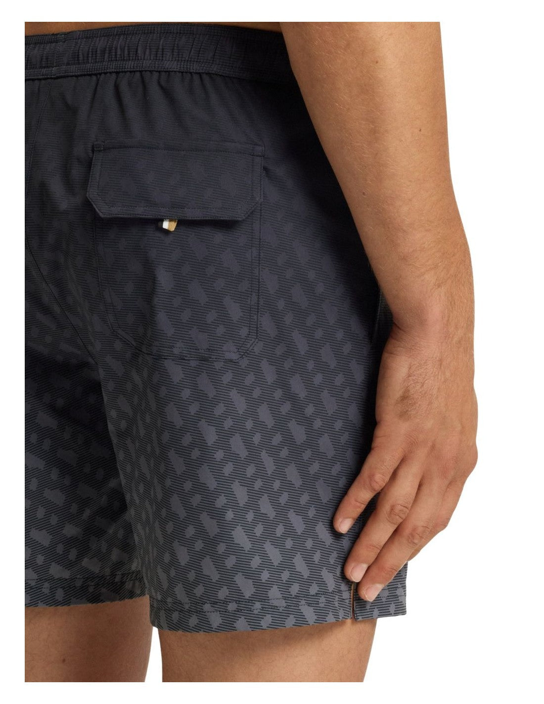 Short imprimé Monogramme Boss Vale - Noir