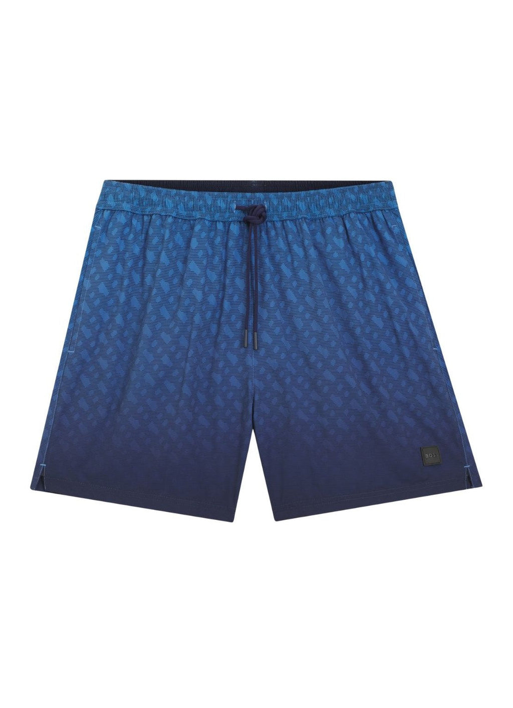 Shorts Boss Vale à monogramme - Bleu