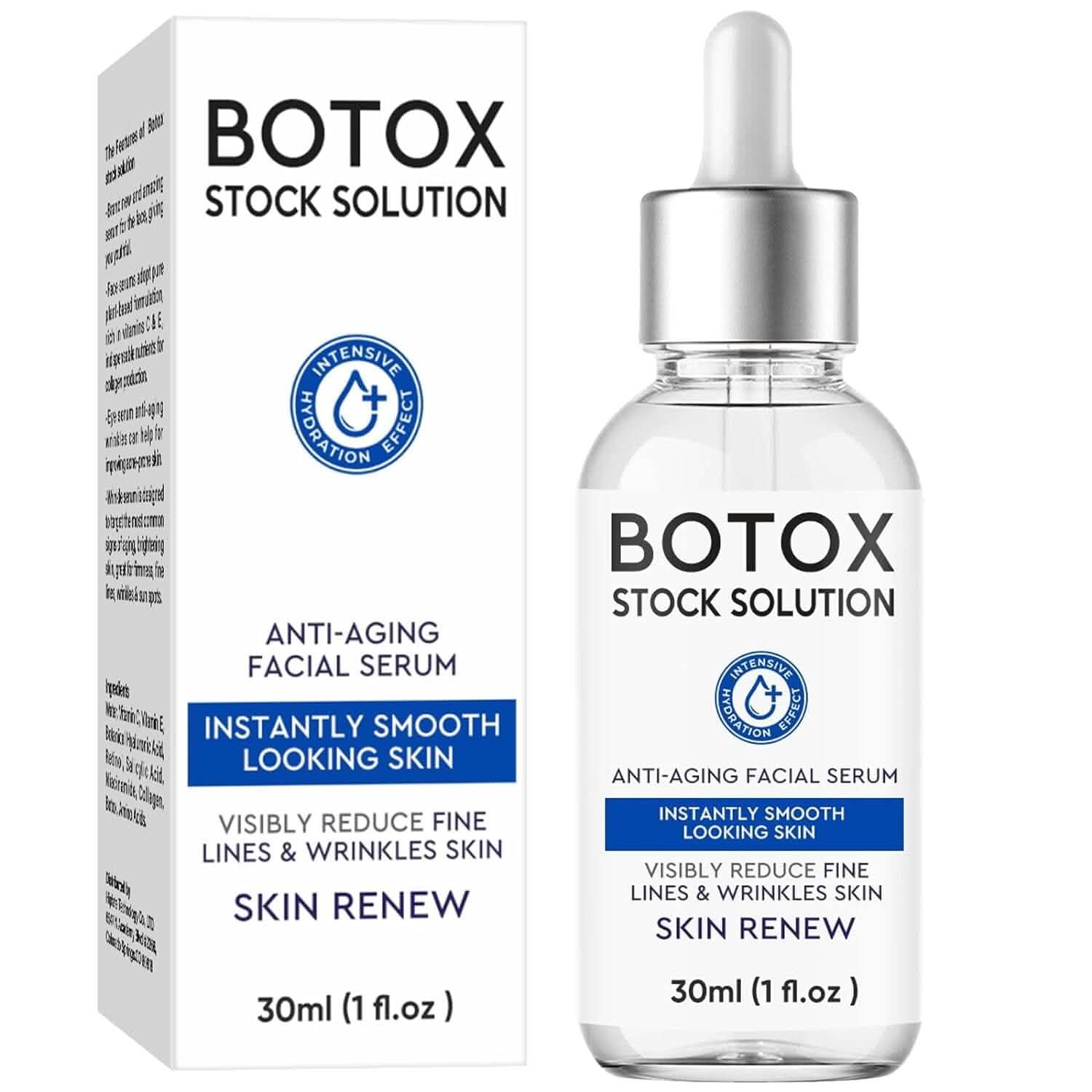 Essence faciale liquide originale Botox, Collagène pour la peau, Hydrate et repulpe la peau, 30ml/1.01 Fl Oz