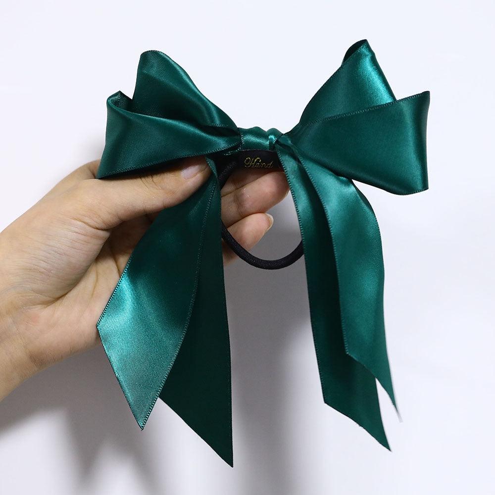 Accessoires Bandeaux Élastiques Nœud Papillon Mode Serre-tête Long Ruban Nœud Attache Cheveux Chouchous Porte-queue de Cheval Accessoires pour Femmes et Filles