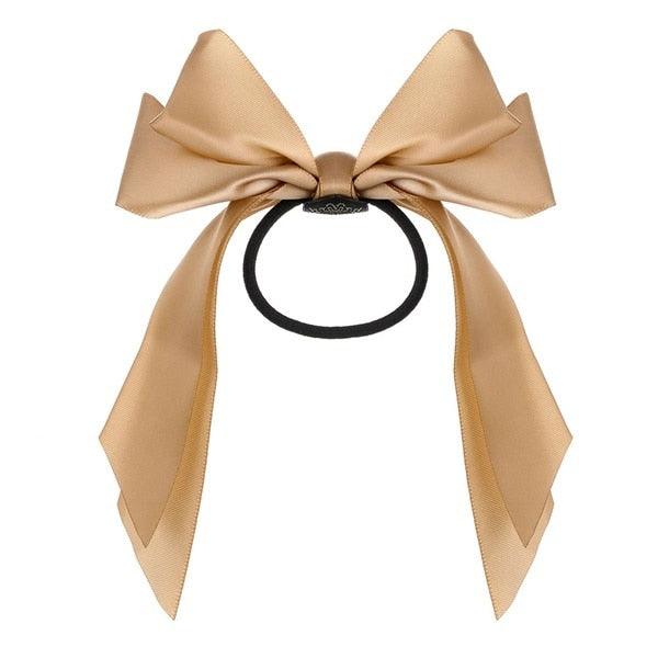 Accessoires Bandeaux Élastiques Nœud Papillon Mode Serre-tête Long Ruban Nœud Attache Cheveux Chouchous Porte-queue de Cheval Accessoires pour Femmes et Filles