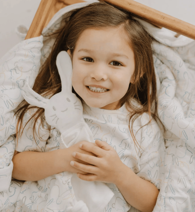 T-shirt boxy pour enfant en bas âge | lapins