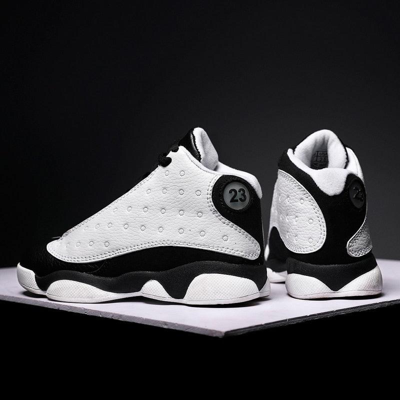 Chaussures de basket pour garçons et hommes, nouvelles baskets pour enfants, chaussures de sport antidérapantes pour l'extérieur, chaussures de sport de basket durables pour enfants, chaussures de course d'extérieur