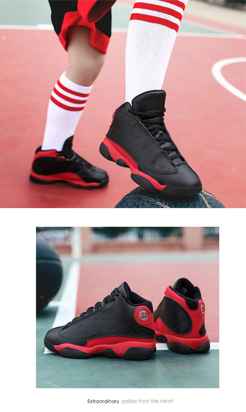 Chaussures de basket pour garçons et hommes, nouvelles baskets pour enfants, chaussures de sport antidérapantes pour l'extérieur, chaussures de sport de basket durables pour enfants, chaussures de course d'extérieur
