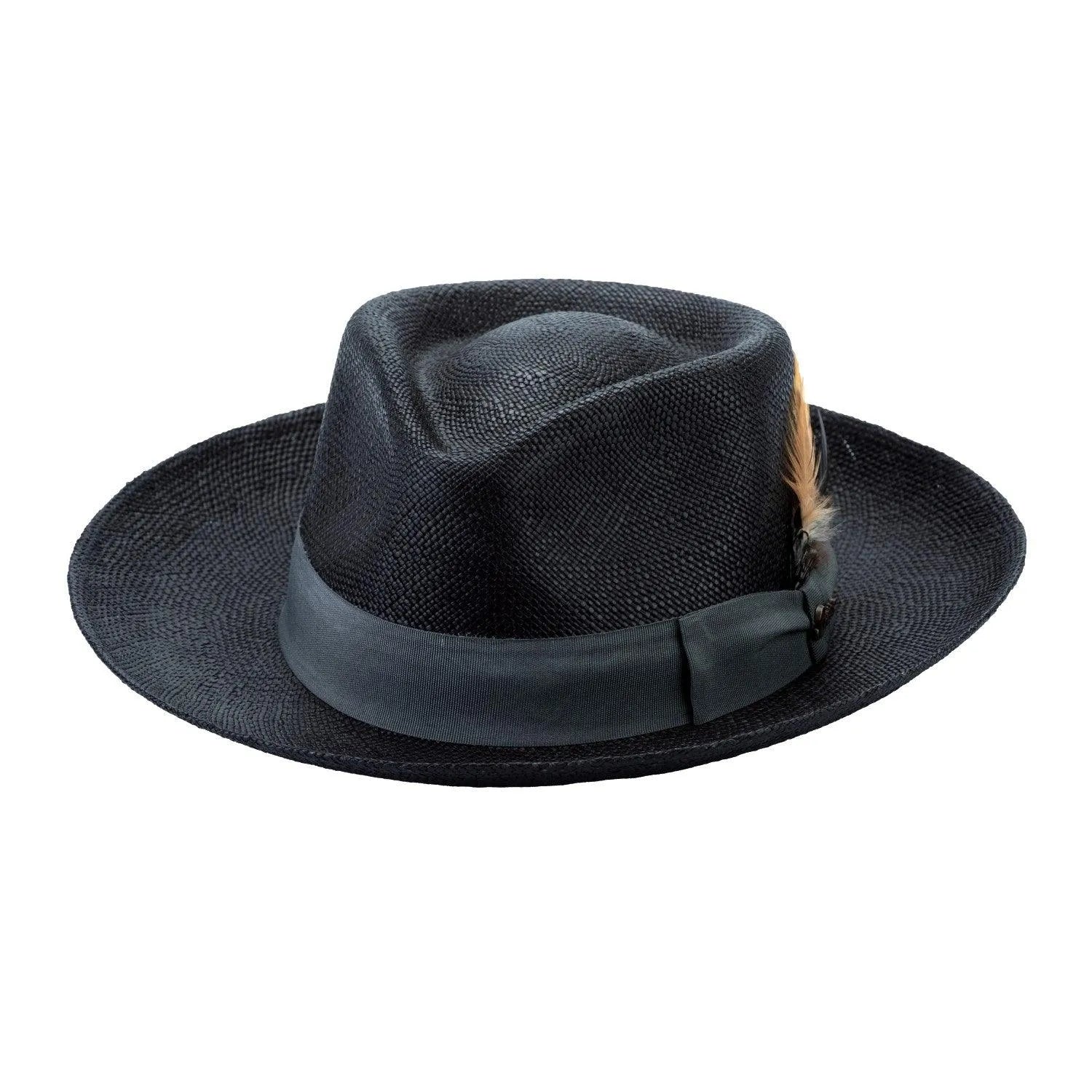 Bullhide Stamford - Chapeau Fedora en Paille Panama
