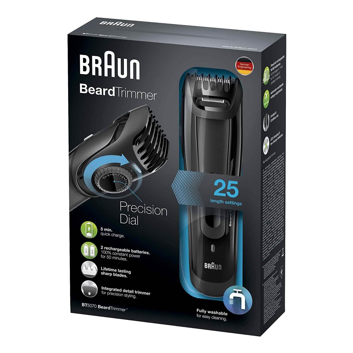 Tondeuse à Barbe Homme Braun BT5070