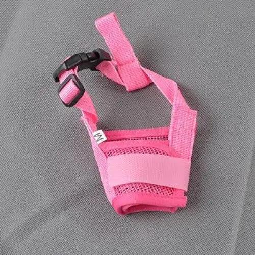 Muselière pour chien respirante et réglable en nylon, anti-aboiement, confortable, pour animaux de compagnie, couvre-bouche pour la marche en extérieur