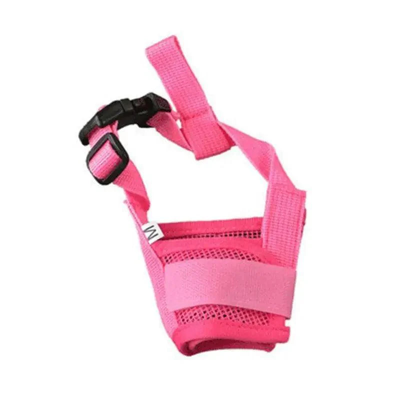 Muselière pour chien respirante et réglable en nylon, anti-aboiement, confortable, pour animaux de compagnie, couvre-bouche pour la marche en extérieur