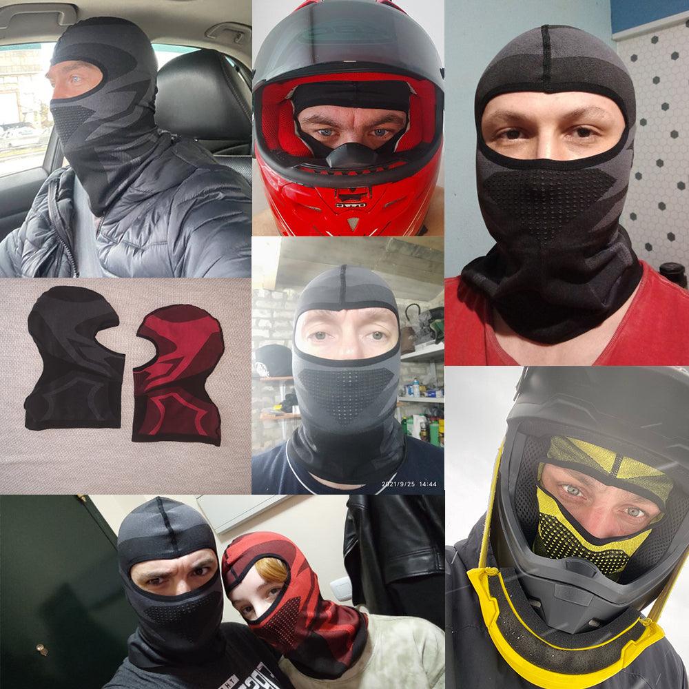 Cagoule respirante moto intégrale masque de cyclisme moto motocross équitation casque doublure casquettes hommes femmes écharpe masque crème solaire anti-poussière armée cyclisme chasse pêche tactique airsoft chapeau