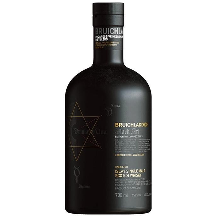 Bruichladdich Distillery - « Black Art Edition 10.1 » Scotch Islay non tourbé de 29 ans (750 ml)