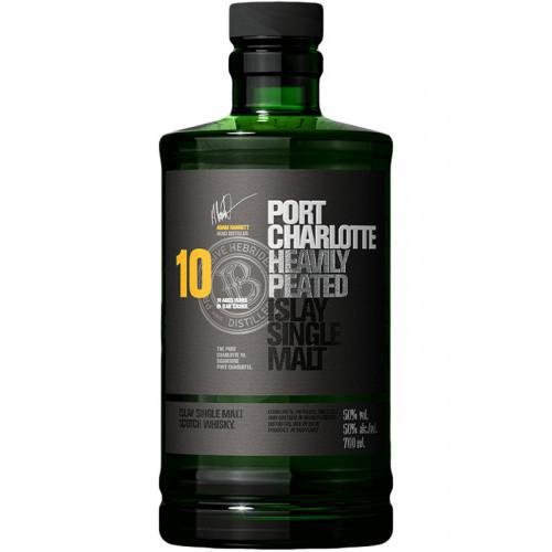 Bruichladdich Distillery - Scotch Whisky single malt Islay fortement tourbé « Port Charlotte » 10 ans (750 ml)