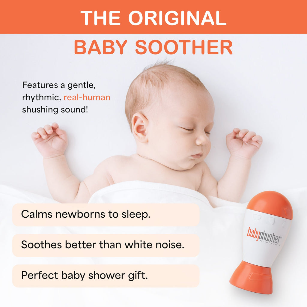 Machine sonore Baby Shusher – Véritable son « chhh » humain pour le sommeil et l'apaisement du nouveau-né