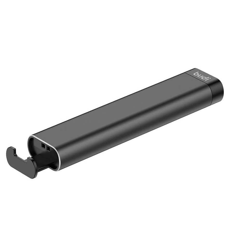 BUDI Boîte USB multifonctionnelle de stockage de câbles de données de carte adaptateur intelligent