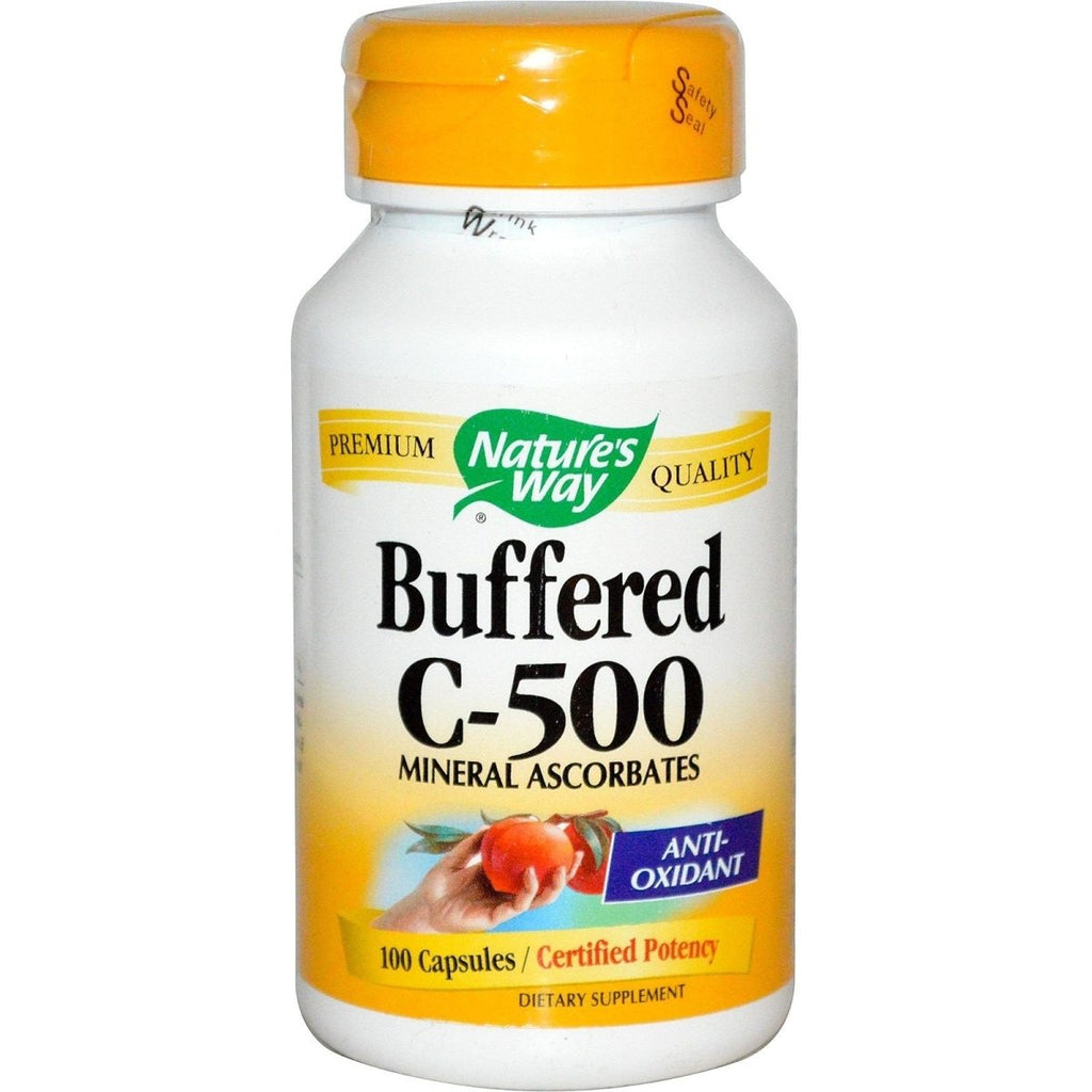 Vitamine C tamponnée 500 mg - Nature's Way - 100 - Gélule