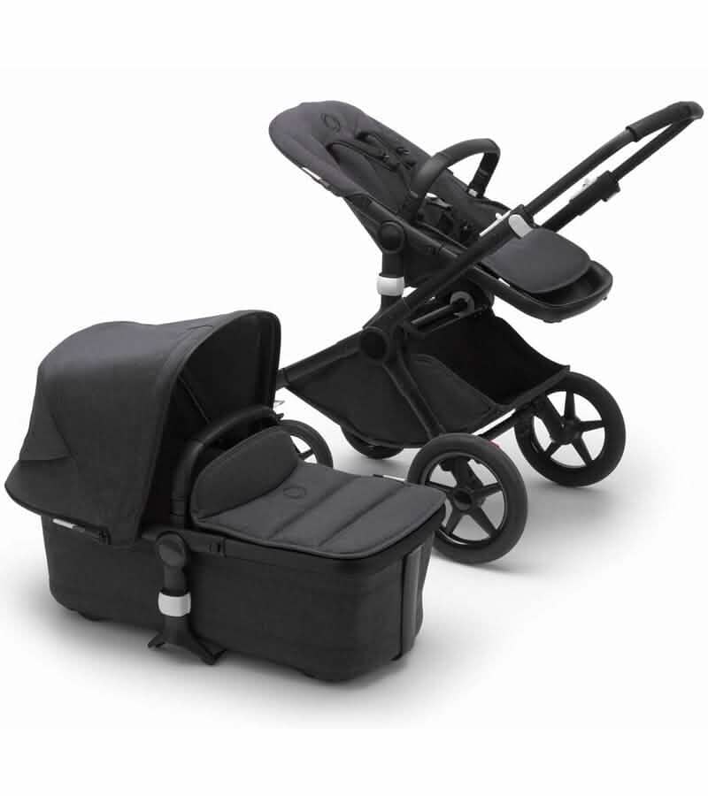 Poussette complète Bugaboo Fox2 - Noir/Noir délavé (reconditionnée)