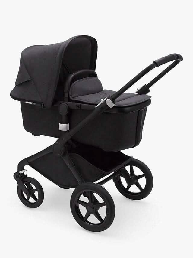 Poussette complète Bugaboo Fox2 - Noir/Noir délavé (reconditionnée)