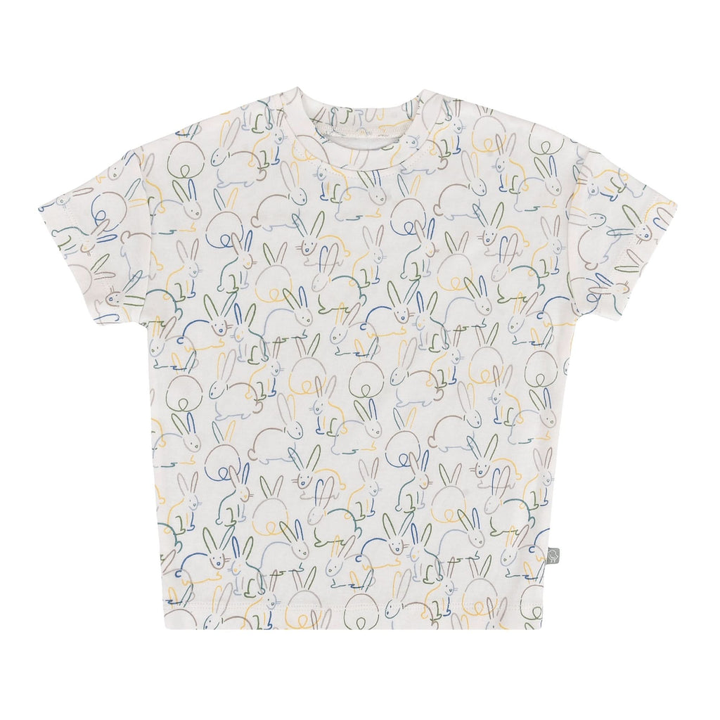 T-shirt boxy pour enfant en bas âge | lapins
