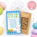 Sac cadeau d'appâts pour le lapin de Pâques
