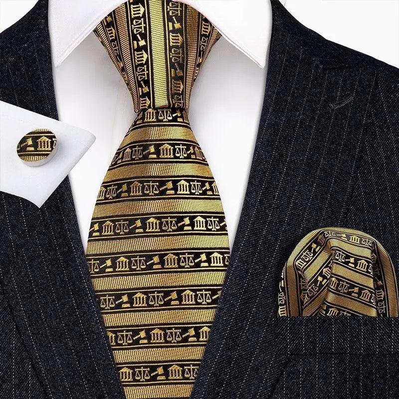 Cravate de luxe en soie pour homme, ensembles de cravates à la mode pour hommes, tenue de mariage, cravate élégante pour homme, cravates souples décontractées pour costumes d'affaires