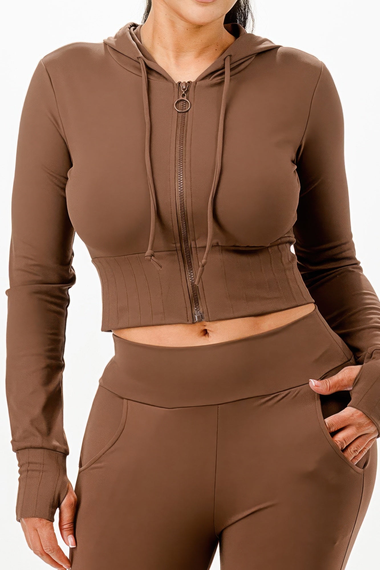 Ensemble sweat court et pantalon évasé ultra doux