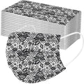 Masque jetable papillon dentelle florale