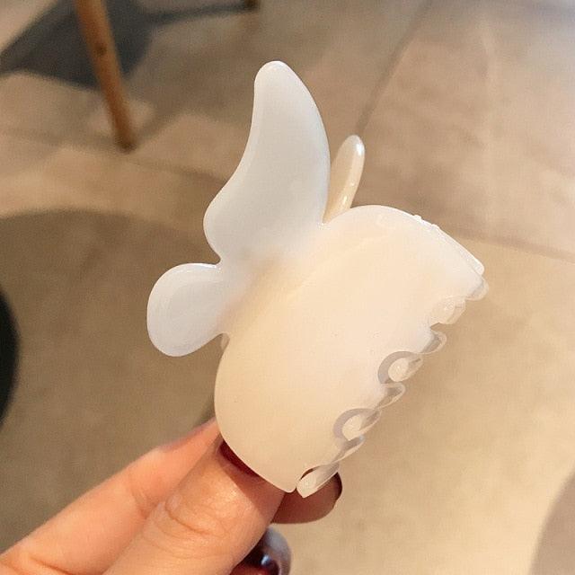 Pince à Cheveux Papillon Serre-tête Arrière Doux Magnifique Accessoire Cheveux Femme Pince à Mâchoire pour Filles Cadeau Fête des Mères