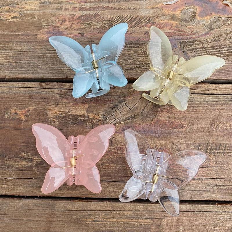 Pince à Cheveux Papillon Fée Géométrique Acrylique Acétate Épingles à Cheveux Filles Femmes Pinces à Cheveux Pince Transparente Accessoires Cheveux Barrette Mode Accessoires Coiffure Pour Fête