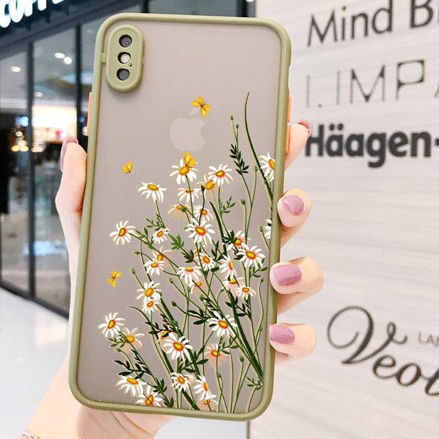Coque de téléphone Lavande Papillon pour iPhone 13 mini 14 pro max, Coque rigide antichoc, Motif floral, Protection d'objectif intégrée, Beau design, Coque arrière transparente pour iPhone