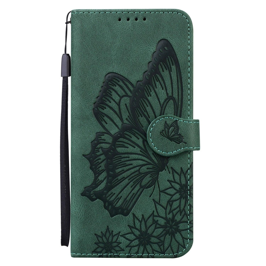 Étui portefeuille en cuir papillon pour Xiaomi Mi11 Redmi Note 9T 9 9A 9S 8 Pro 8A POCO X3 NFC M3 F3 10 Pro Lite, étui portefeuille en cuir rétro à rabat magnétique pour téléphone portable