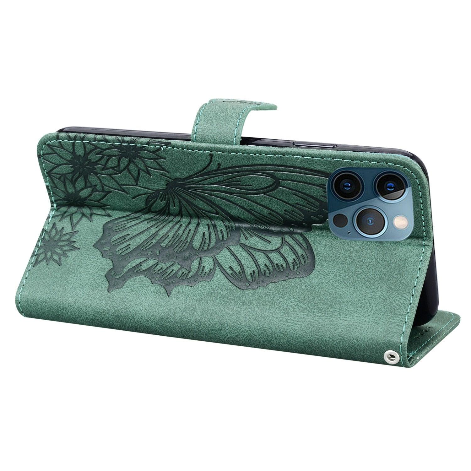 Étui portefeuille en cuir papillon pour Xiaomi Mi11 Redmi Note 9T 9 9A 9S 8 Pro 8A POCO X3 NFC M3 F3 10 Pro Lite, étui portefeuille en cuir rétro à rabat magnétique pour téléphone portable