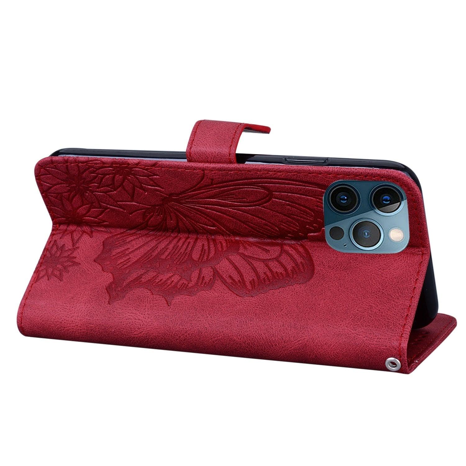 Étui portefeuille en cuir papillon pour Xiaomi Mi11 Redmi Note 9T 9 9A 9S 8 Pro 8A POCO X3 NFC M3 F3 10 Pro Lite, étui portefeuille en cuir rétro à rabat magnétique pour téléphone portable