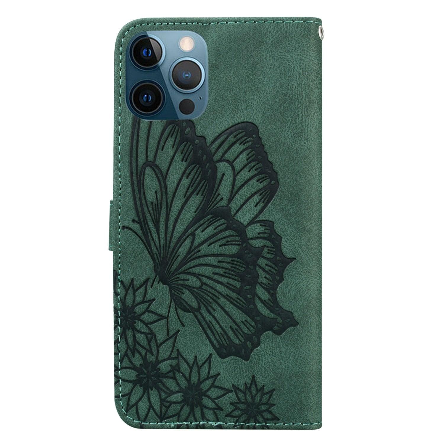 Étui portefeuille en cuir papillon pour Xiaomi Mi11 Redmi Note 9T 9 9A 9S 8 Pro 8A POCO X3 NFC M3 F3 10 Pro Lite, étui portefeuille en cuir rétro à rabat magnétique pour téléphone portable