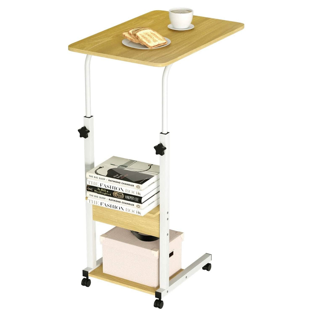 Table d'appoint C pour ordinateur portable, petite, fine, pour snacks
