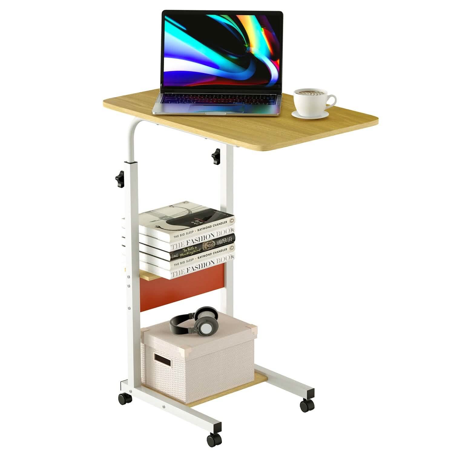 Table d'appoint C pour ordinateur portable, petite, fine, pour snacks