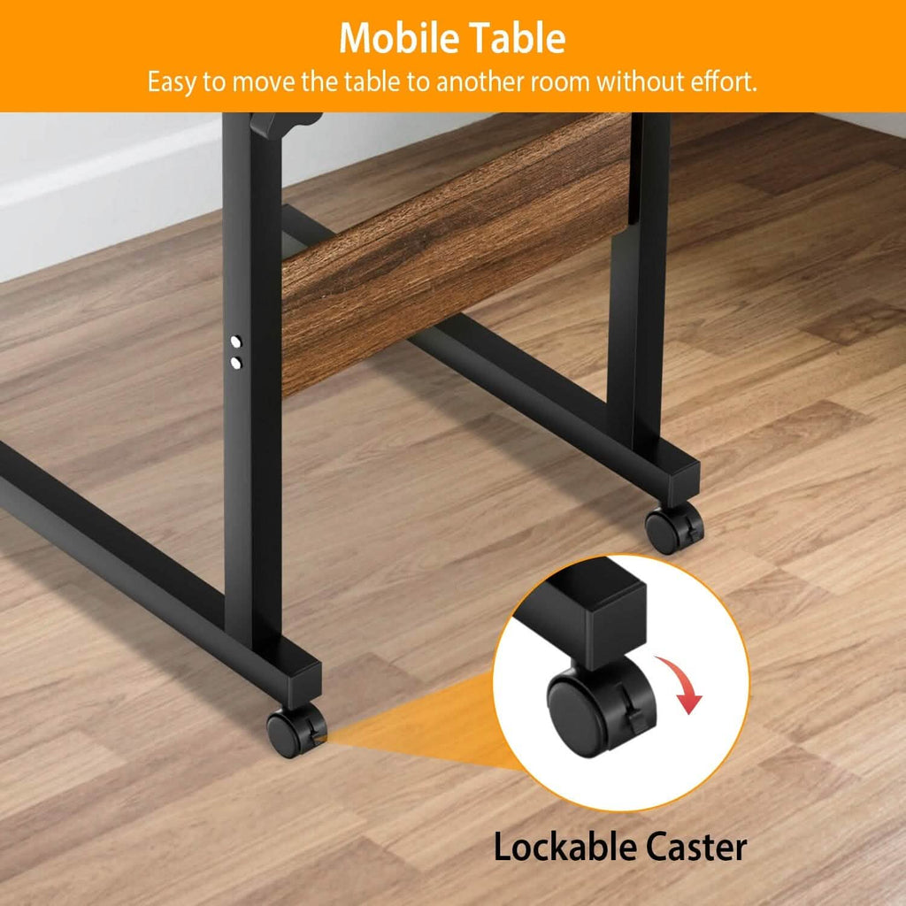 Table d'appoint C pour ordinateur portable, petite, fine, pour snacks