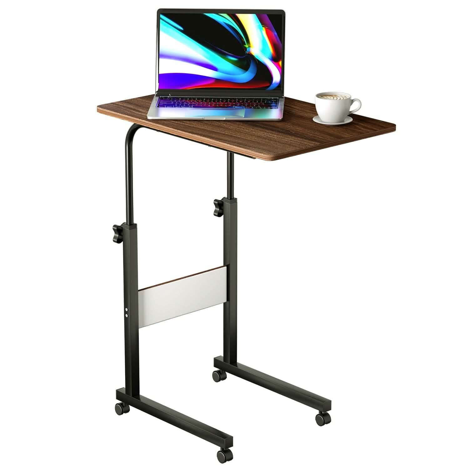 Table d'appoint C pour ordinateur portable, petite, fine, pour snacks