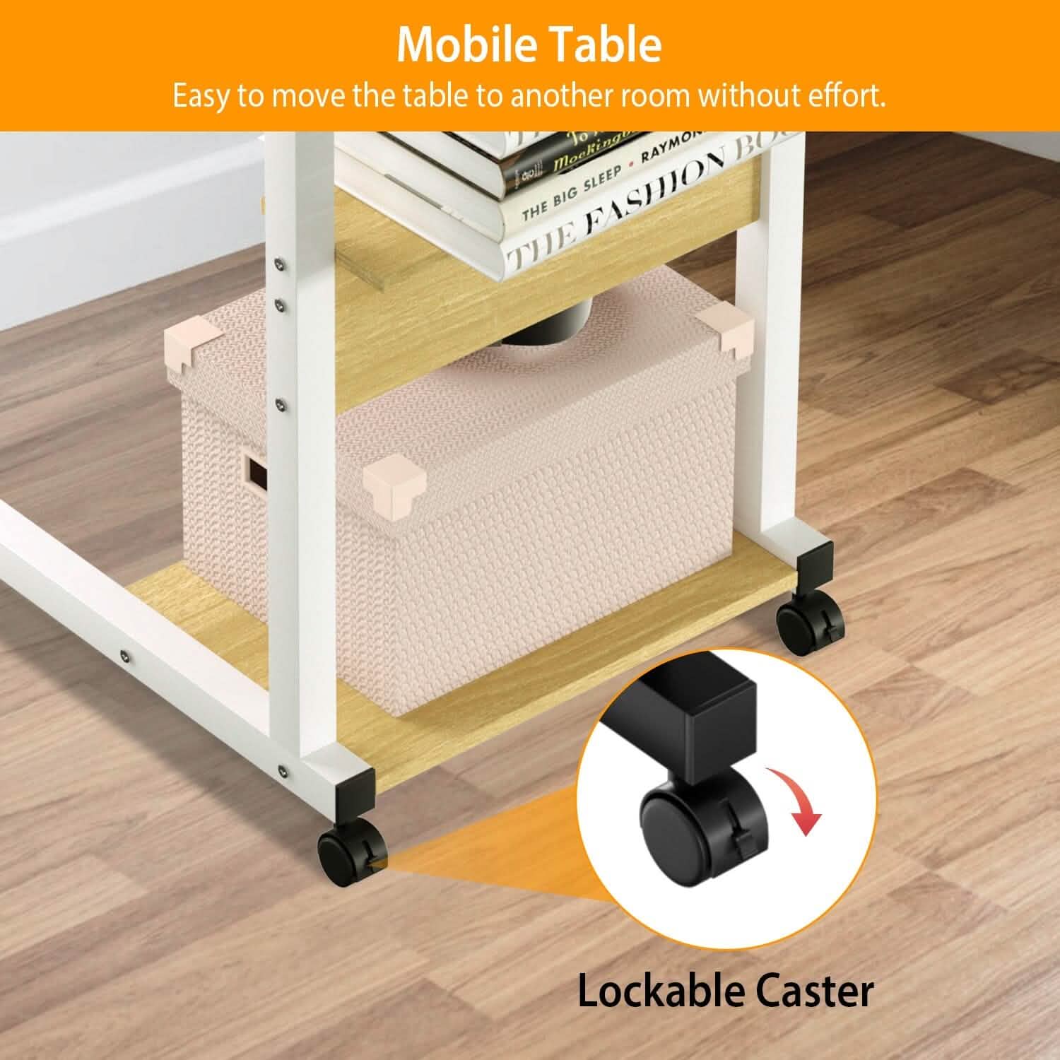 Table d'appoint C pour ordinateur portable, petite, fine, pour snacks