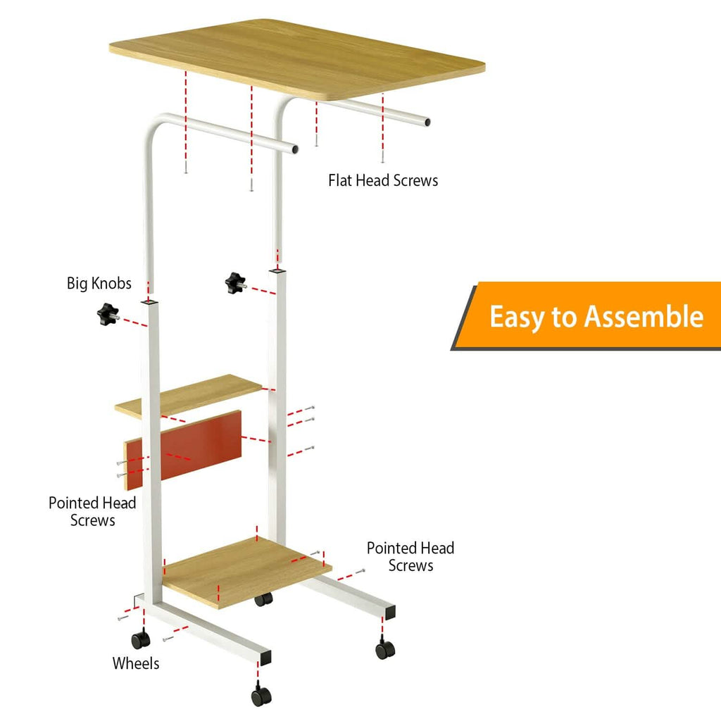 Table d'appoint C pour ordinateur portable, petite, fine, pour snacks