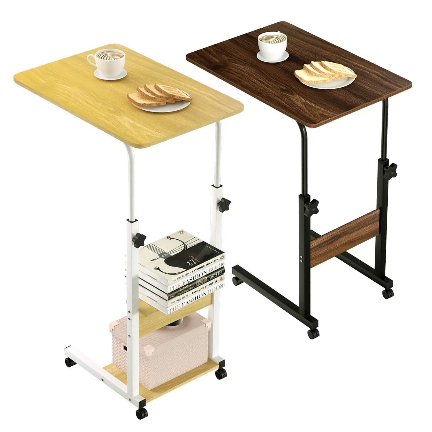 Table d'appoint C pour ordinateur portable, petite, fine, pour snacks